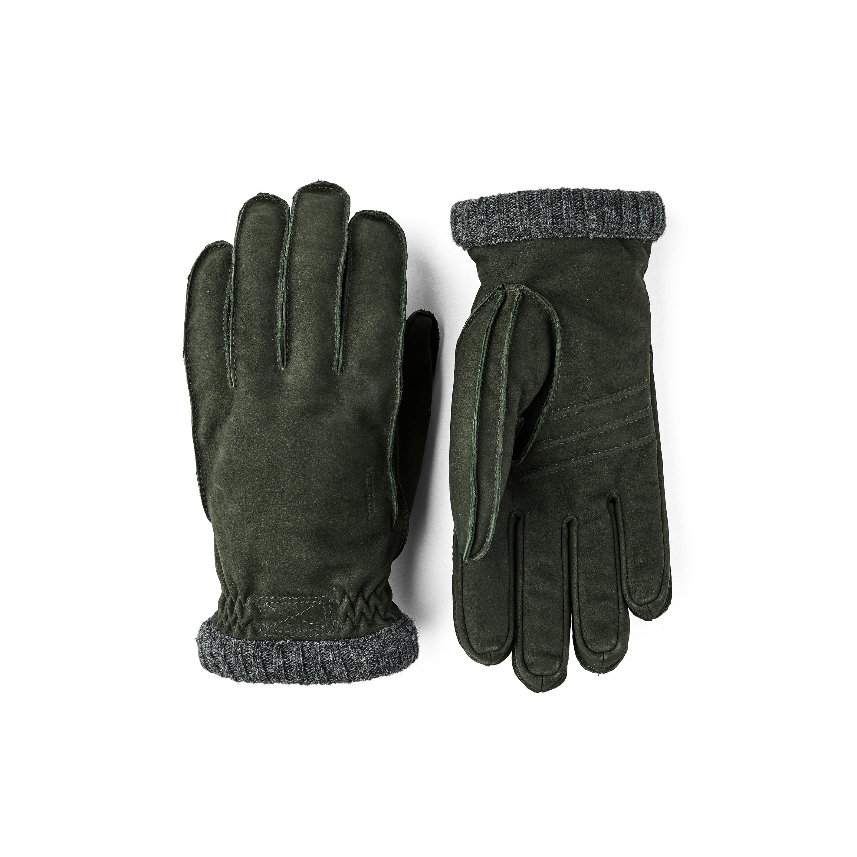 dunkelgrüne handschuhe Joar Nubuck – Hestra Gloves