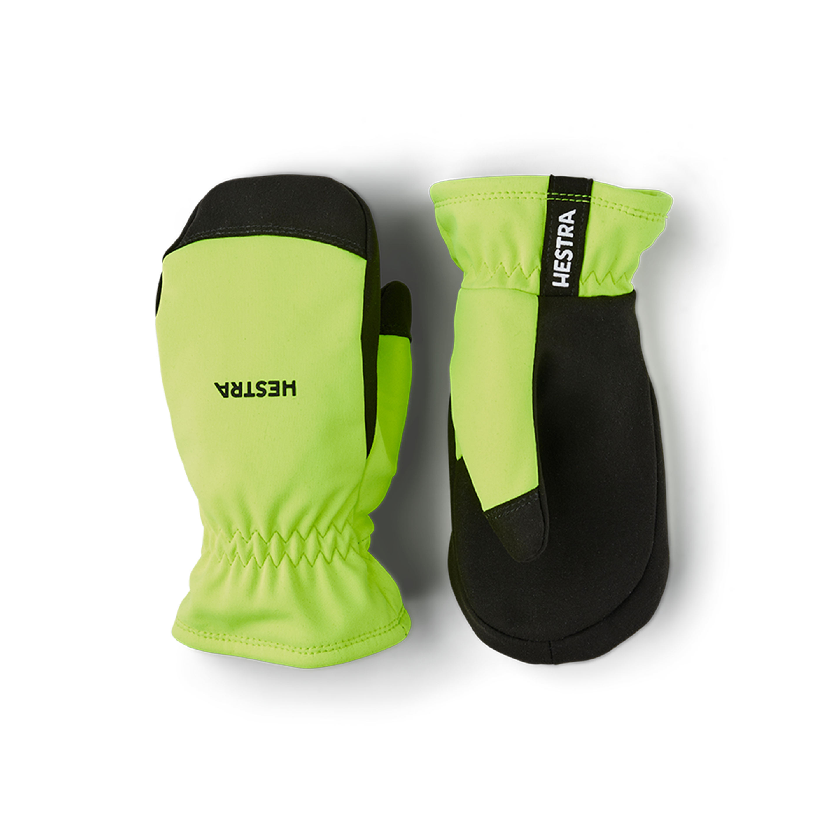 Gelber Fausthandschuh aus Stoff