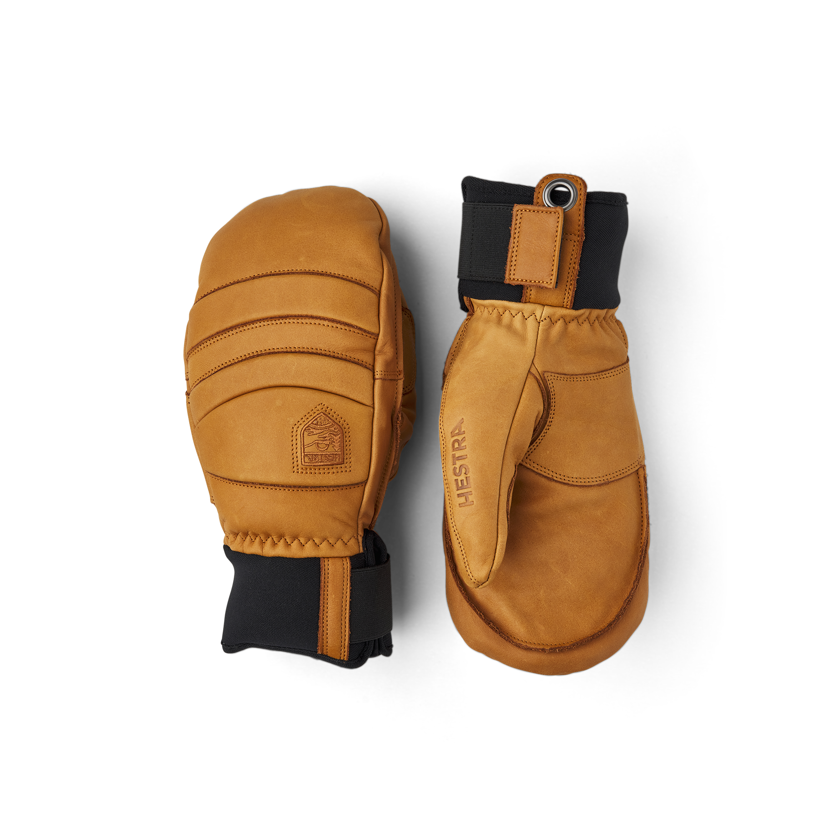Hellbrauner Fausthandschuh aus Rindsleder