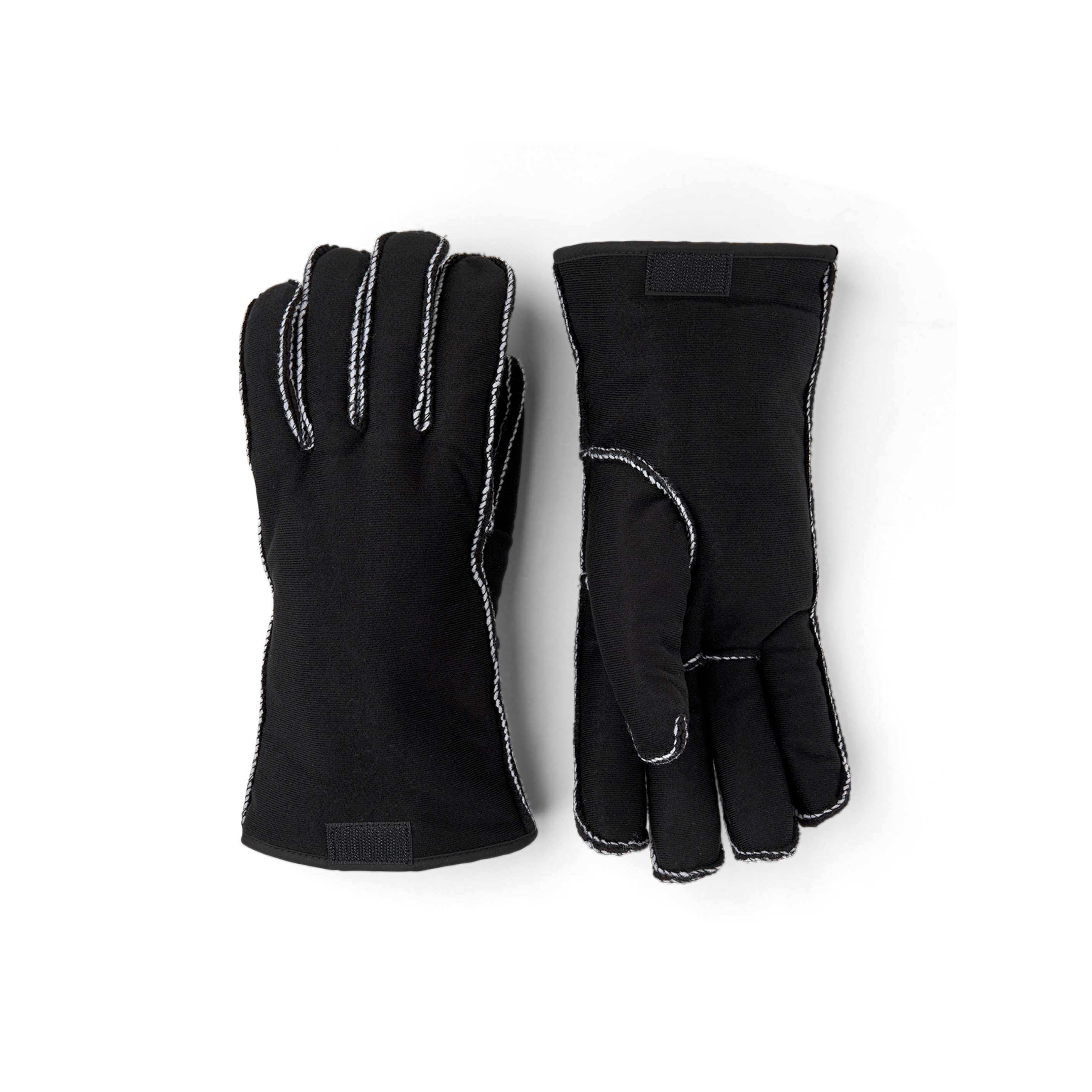 Schwarzes maschinengenähtes Handschuhfutter