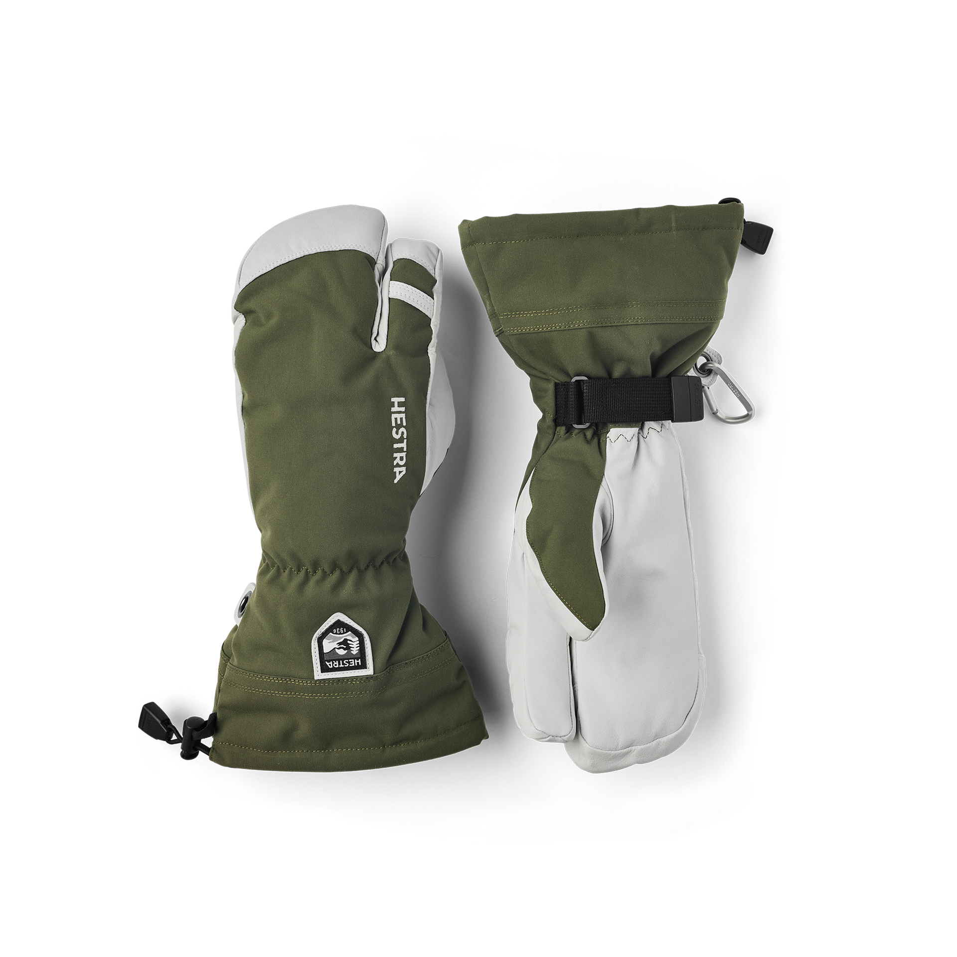 hestra handschuhe damen 3-finger Army Leather Heli Ski