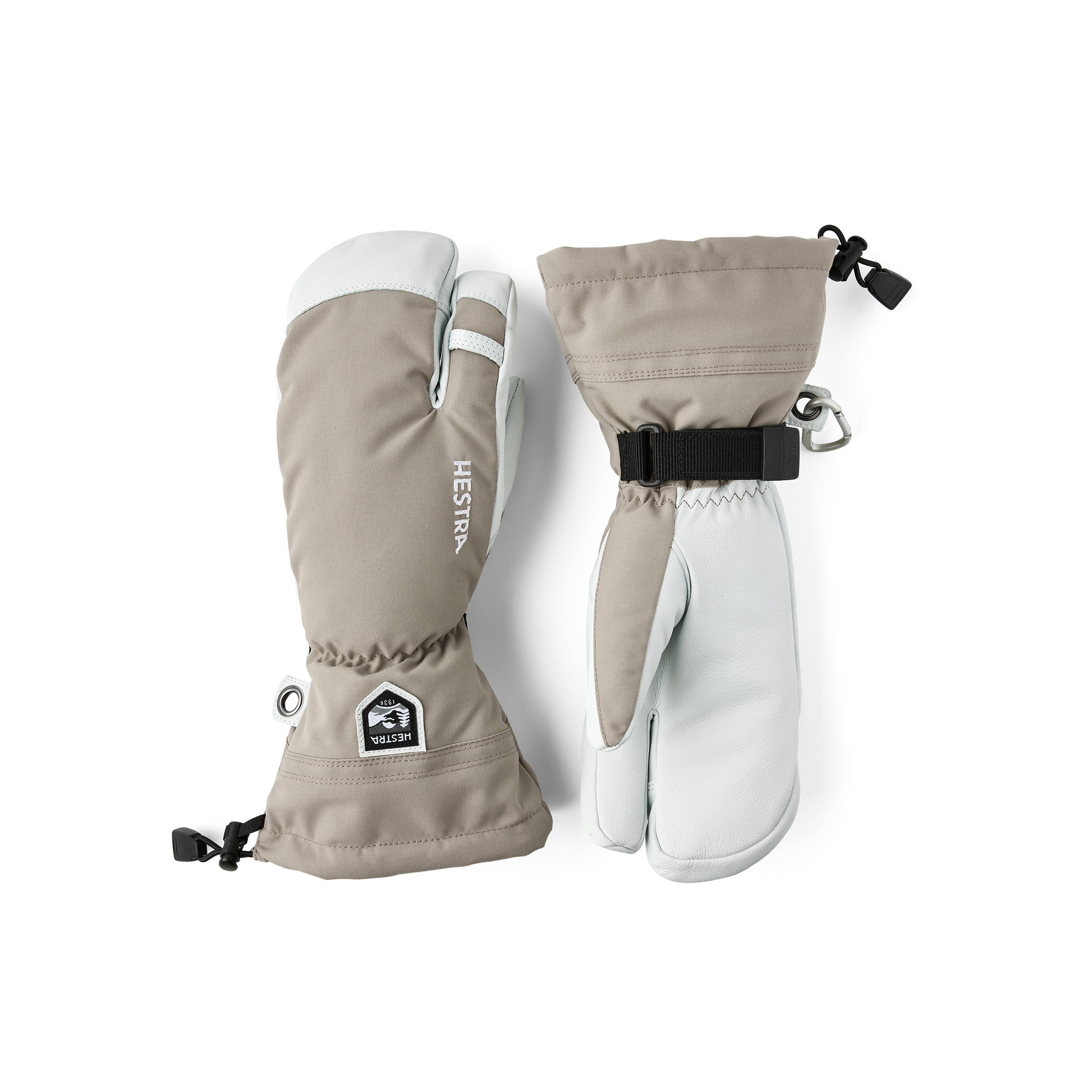 Army Leather Heli Ski - 3 finger