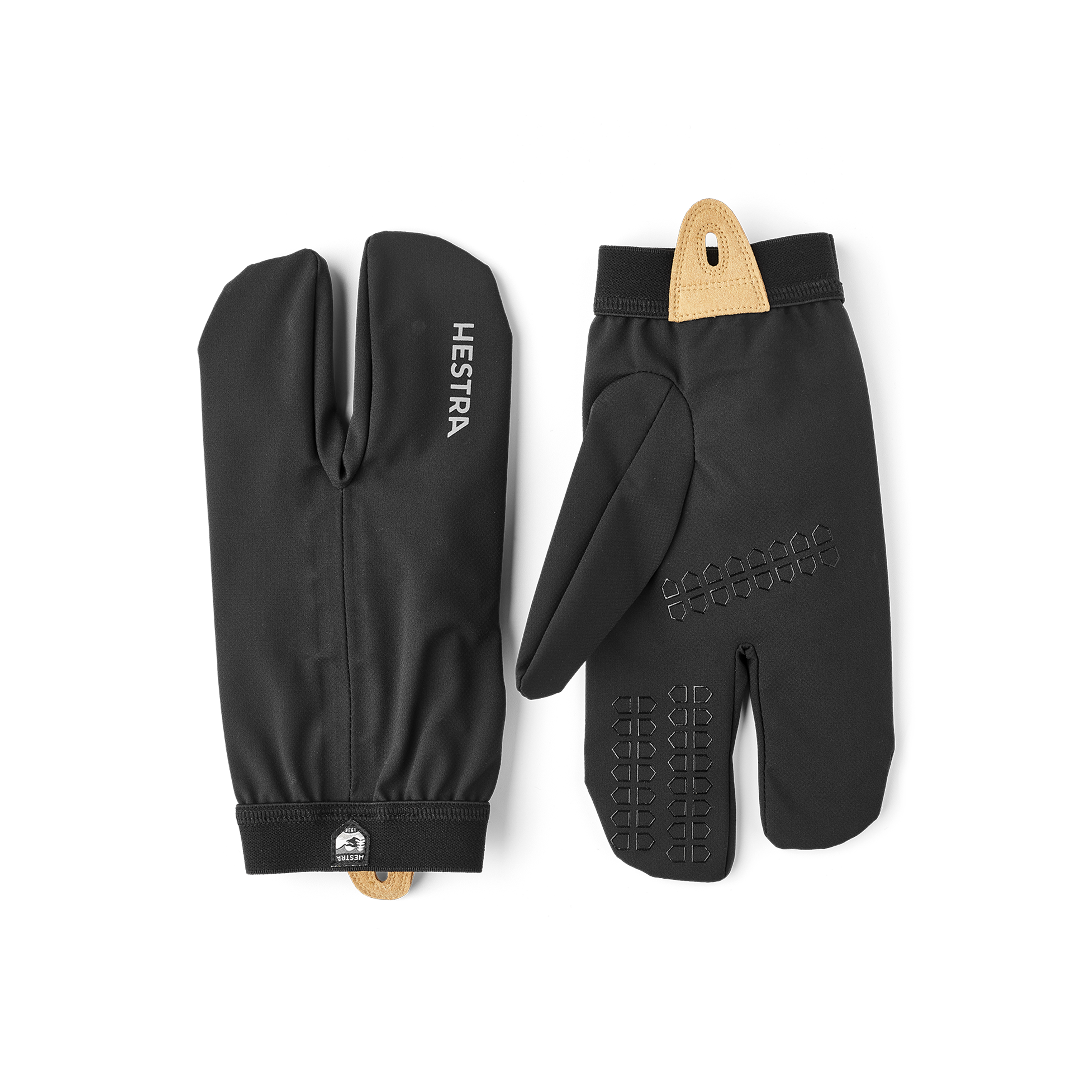 Schwarzer Lobster-Handschuh aus Stoff