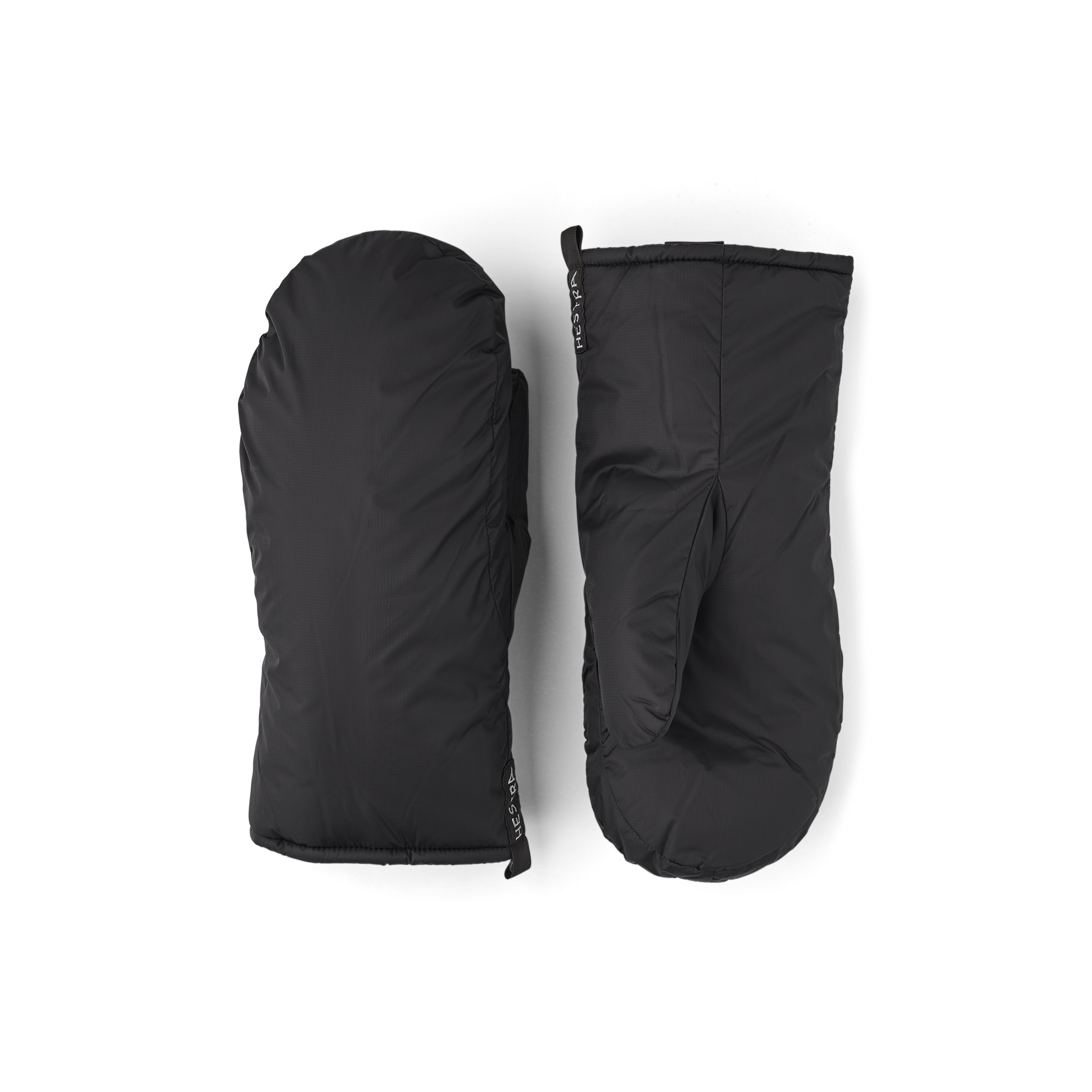 Schwarzer Fäustling-Innenhandschuh aus Stoff